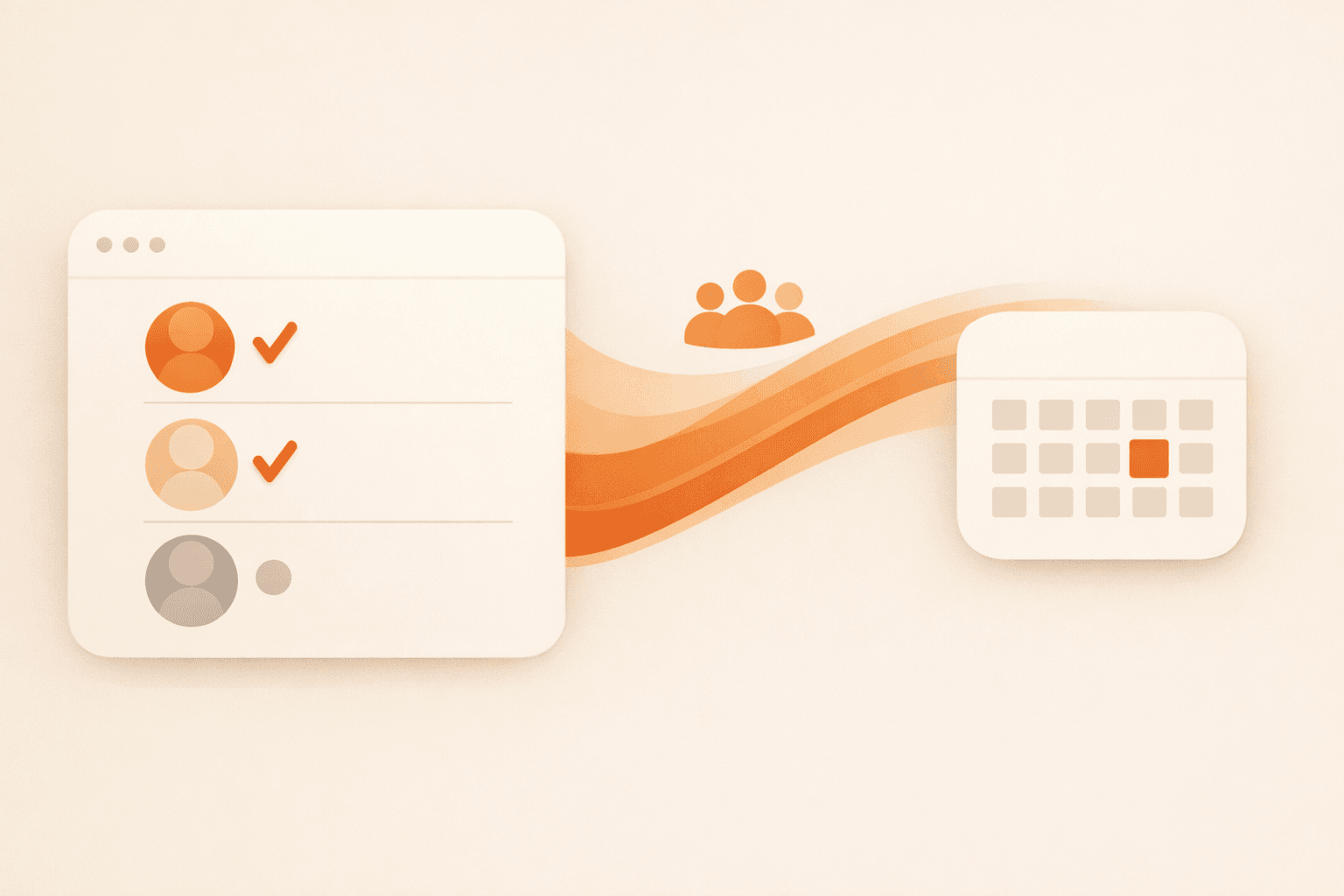 A person tapping an RSVP button in an email on their phone