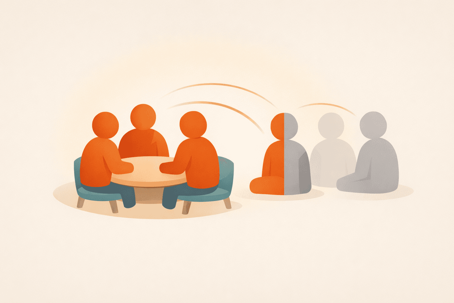 Organizer re-engagement outreach workflow for inactive group members